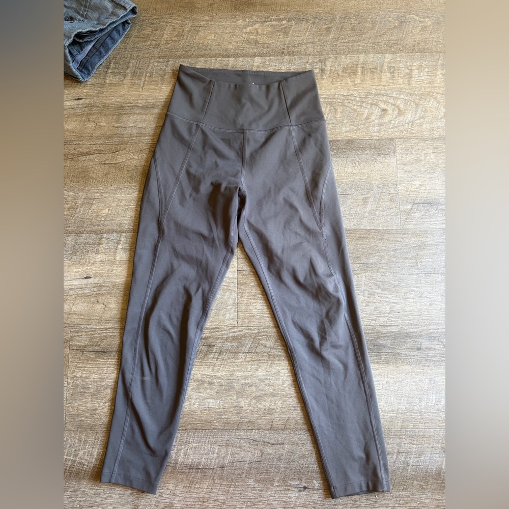 girlfriend collective Charcoal Gray High-Rise Leggings XS Crop